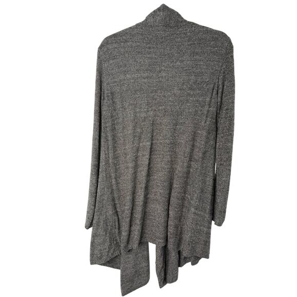 Barefoot Dreams CozyChic Lite Cardigan L/XL Gray Soft Cozy Loungewear - Picture 3 of 9